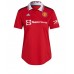 Cheap Manchester United Jadon Sancho #25 Home Football Shirt Women 2022-23 Short Sleeve